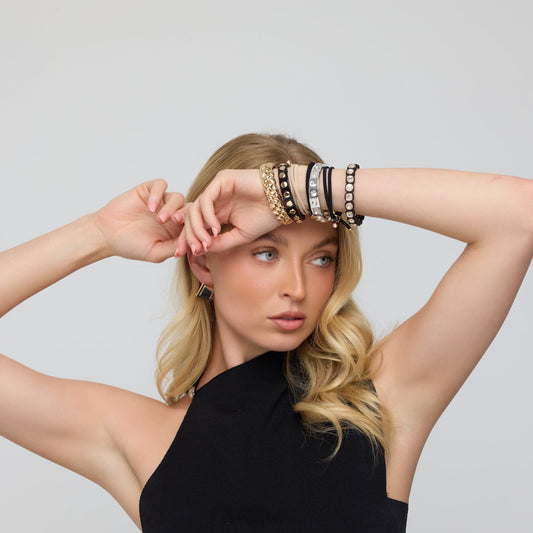 Jelly Pop Bracelet - Caviar