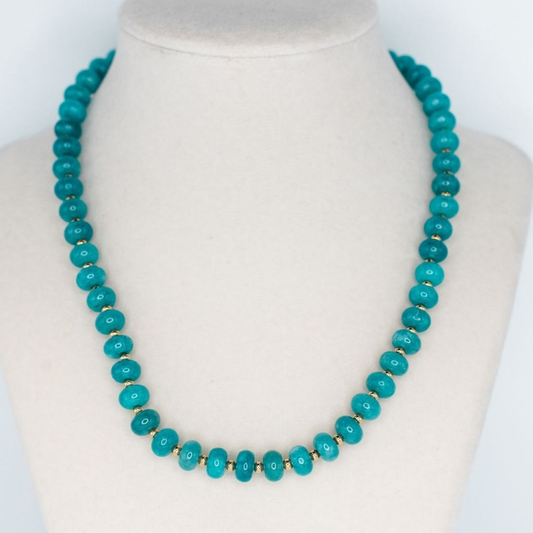 Sea Glass Necklace - Blue