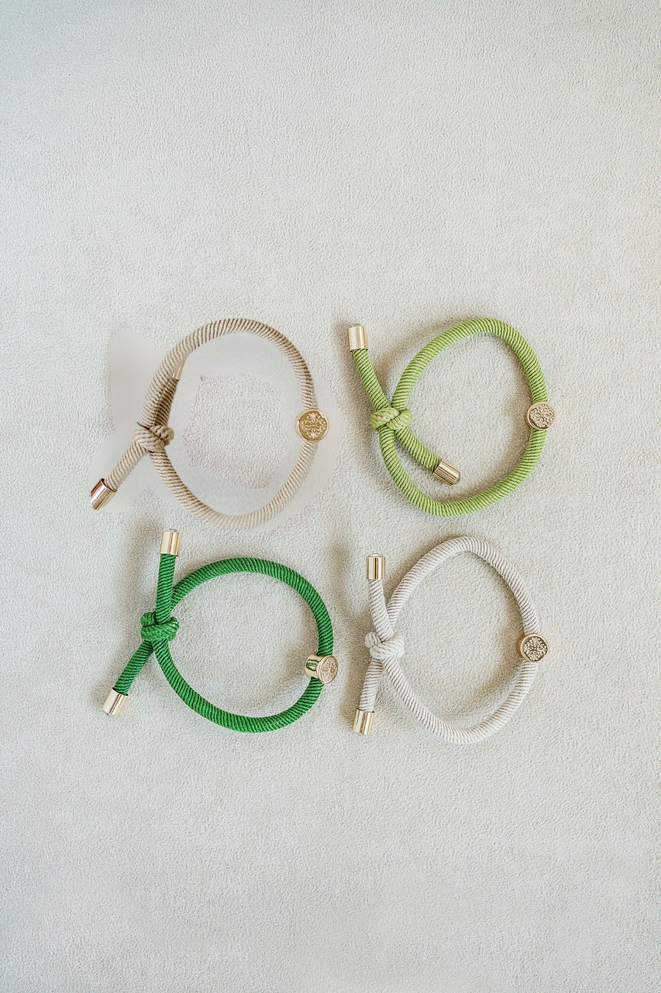 Original Smith & Co. Hair Tie Set - Spring Green