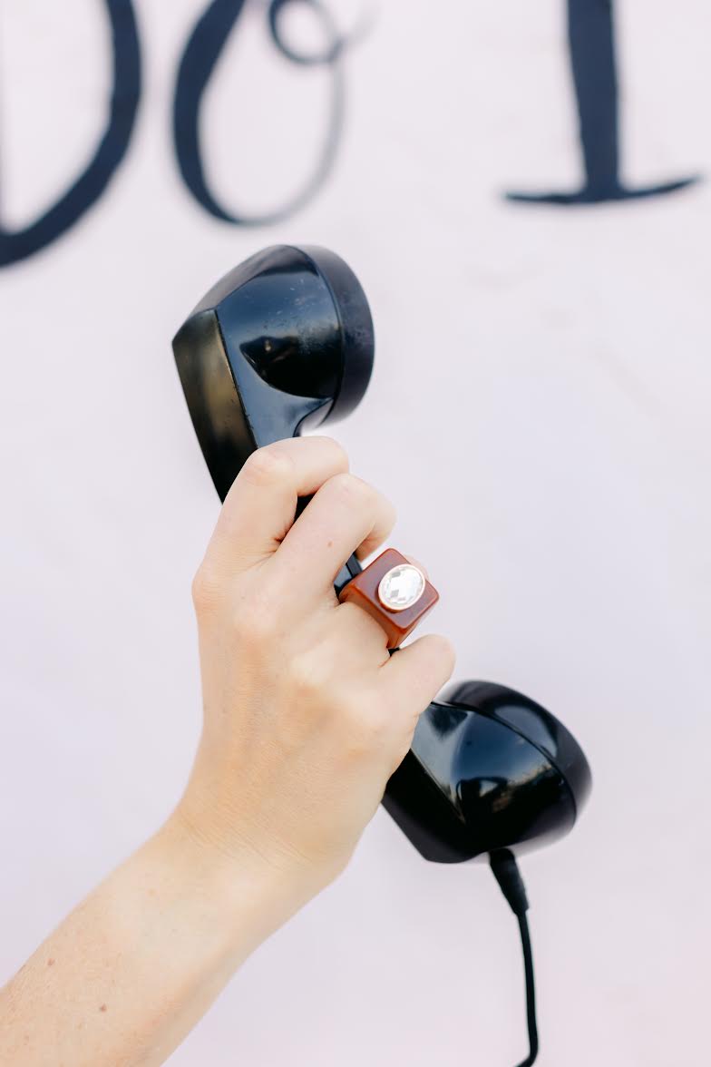 Glitzy Gal Ring - Tan- Smith and Co. Jewel Design