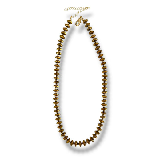 Acacia Necklace - Dark Gold