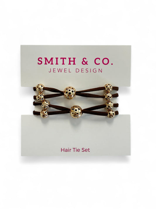 Baller Band Hair Tie Set - Brown