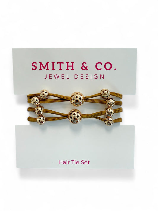 Baller Band Hair Tie Set - Tan