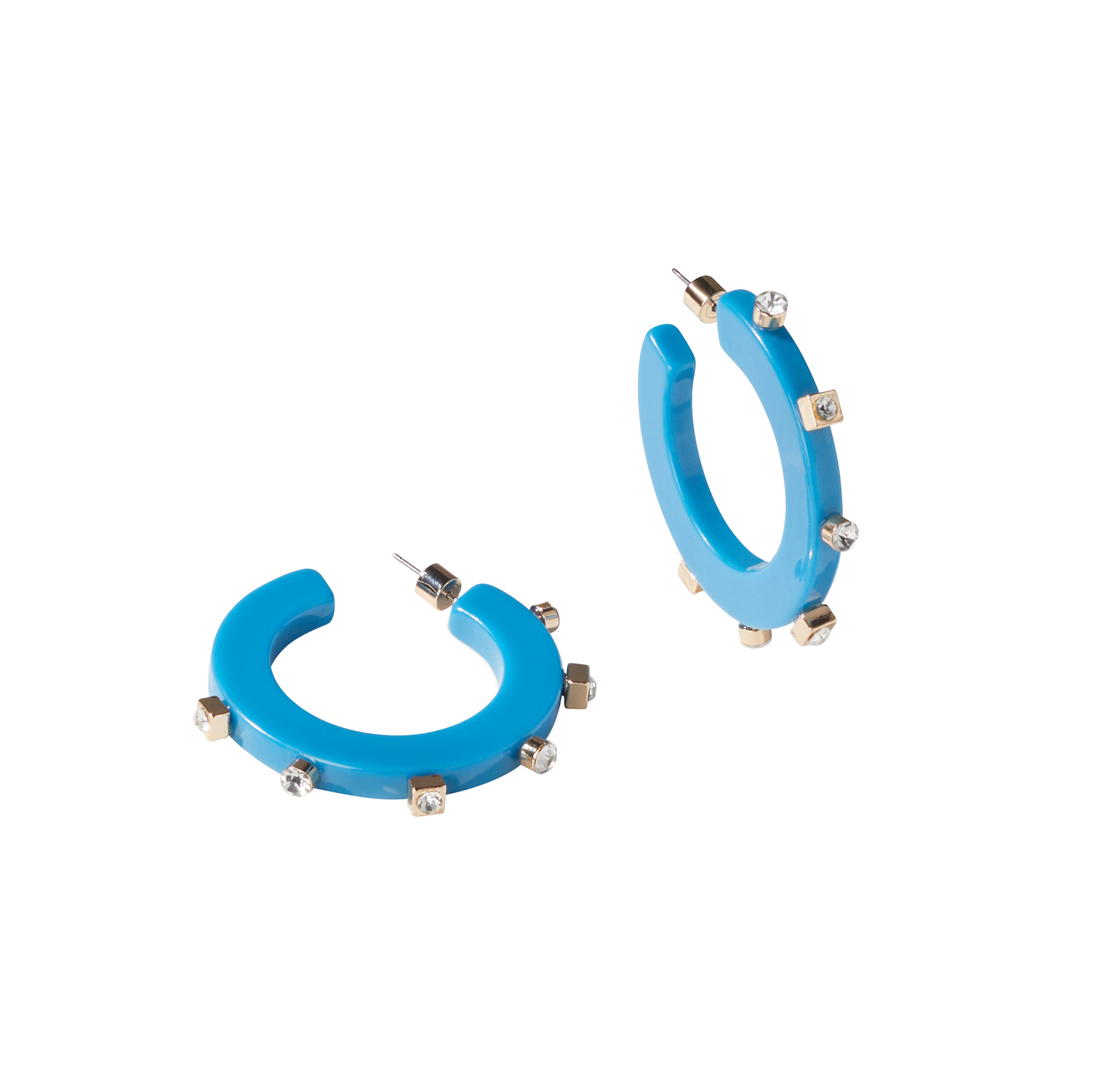 City Girl Jewel Hoop - French Blue- Smith and Co. Jewel Design