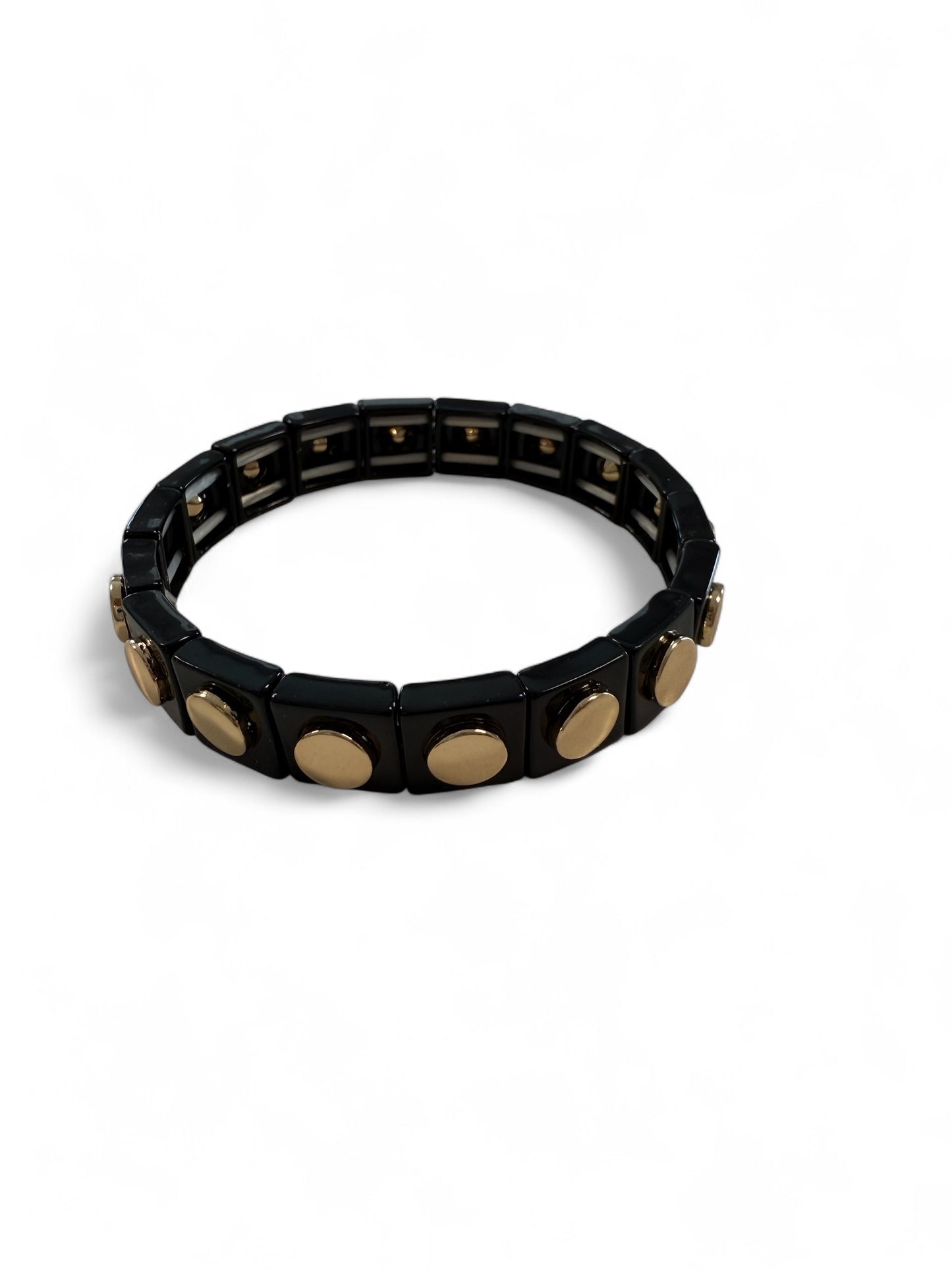 Geometric Bracelet - Caviar