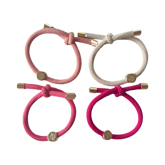 Smith & Co. Hair Tie Set - Pink
