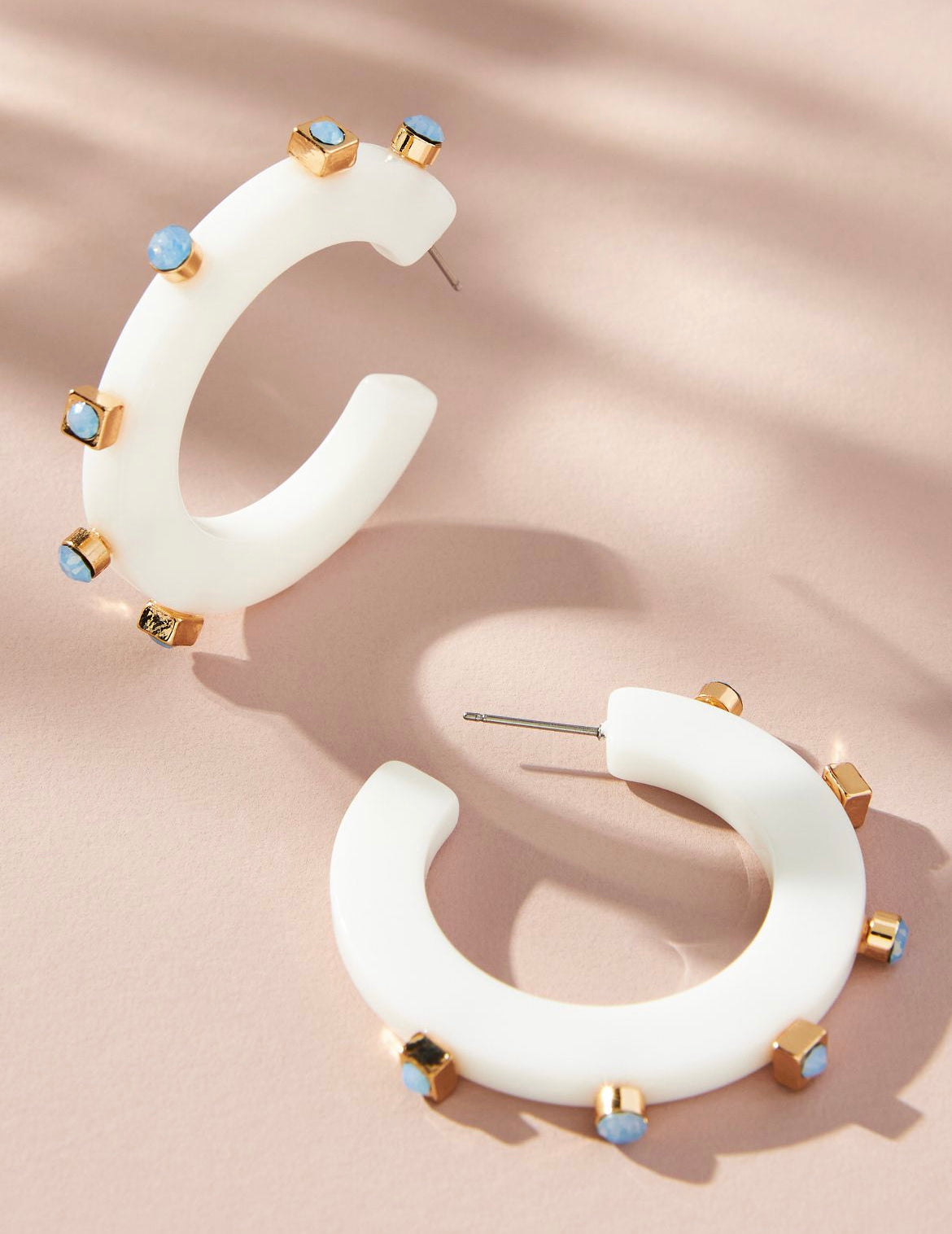 City Girl Jewel Hoop - Carolina Sky- Smith and Co. Jewel Design