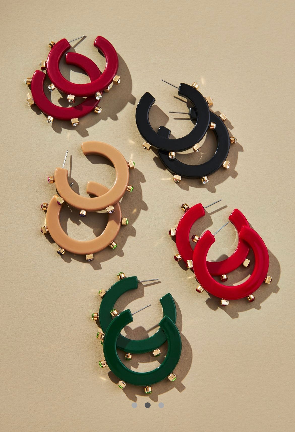 Solid Jewel Hoop - Black- Smith and Co. Jewel Design