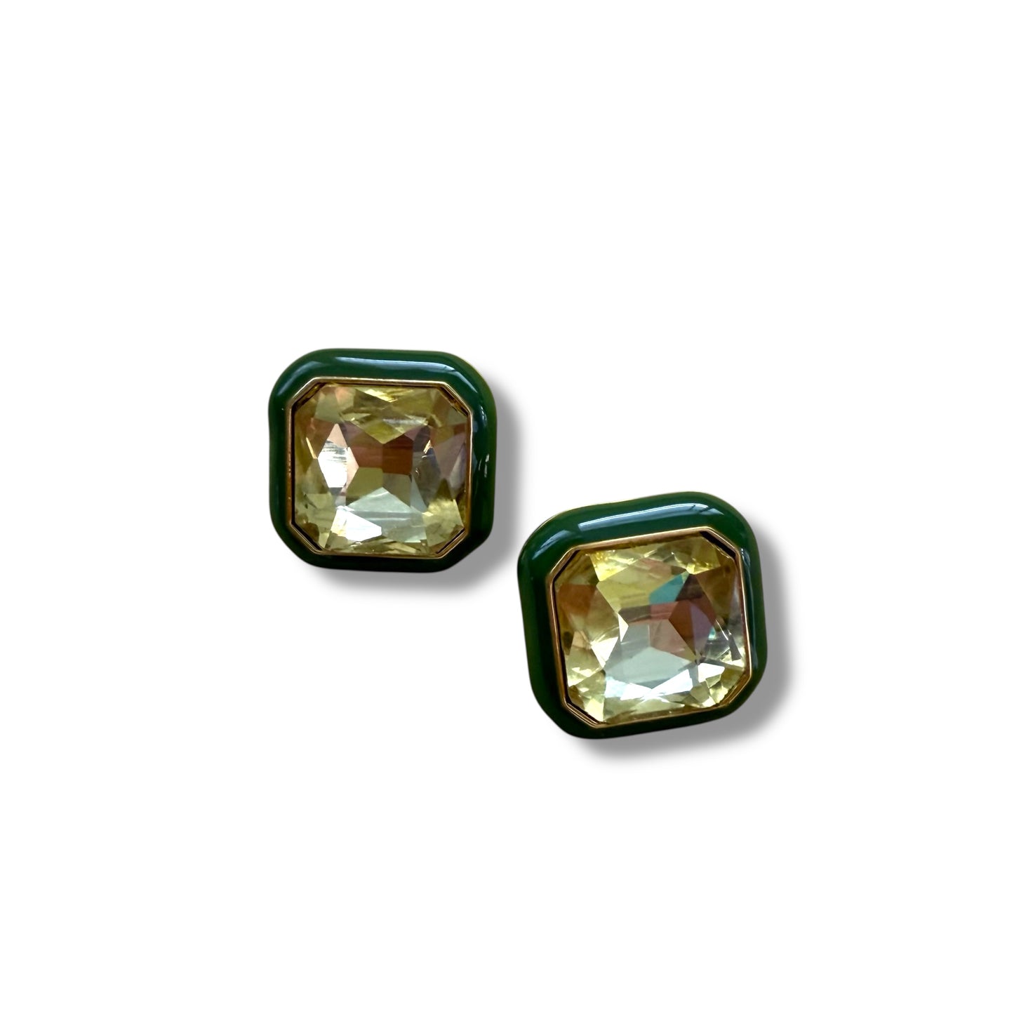 Lumiere Stud Earring - Olive