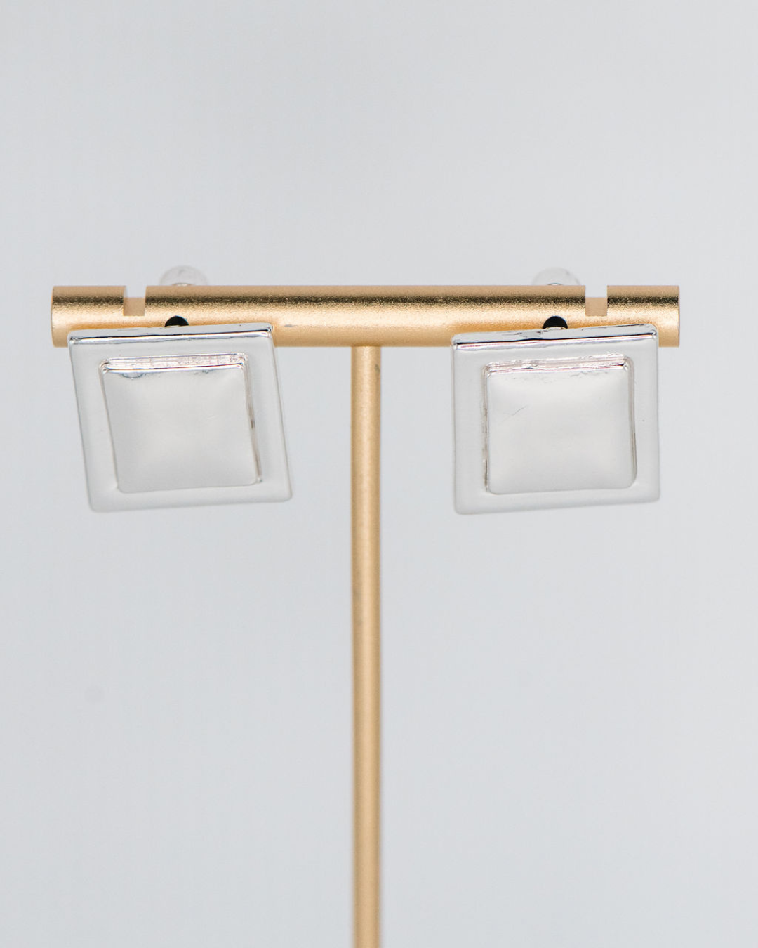 Geo Vintage Earring - Silver