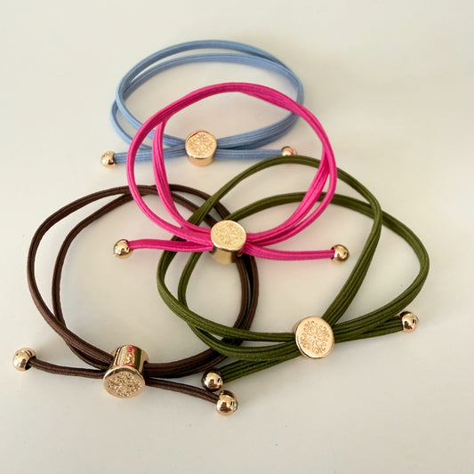 Skinny Hair Tie Set - Fall Festival