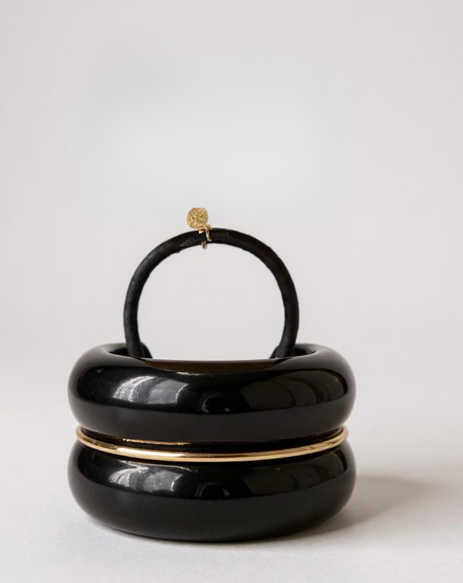 Double Hair Cuff - Black
