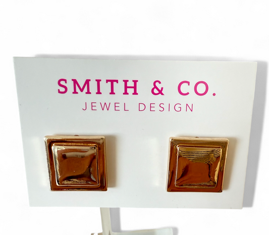 Geo Vintage Earring - Gold