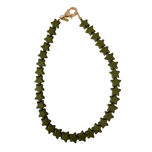 Star Necklace - Small - Hunter Green