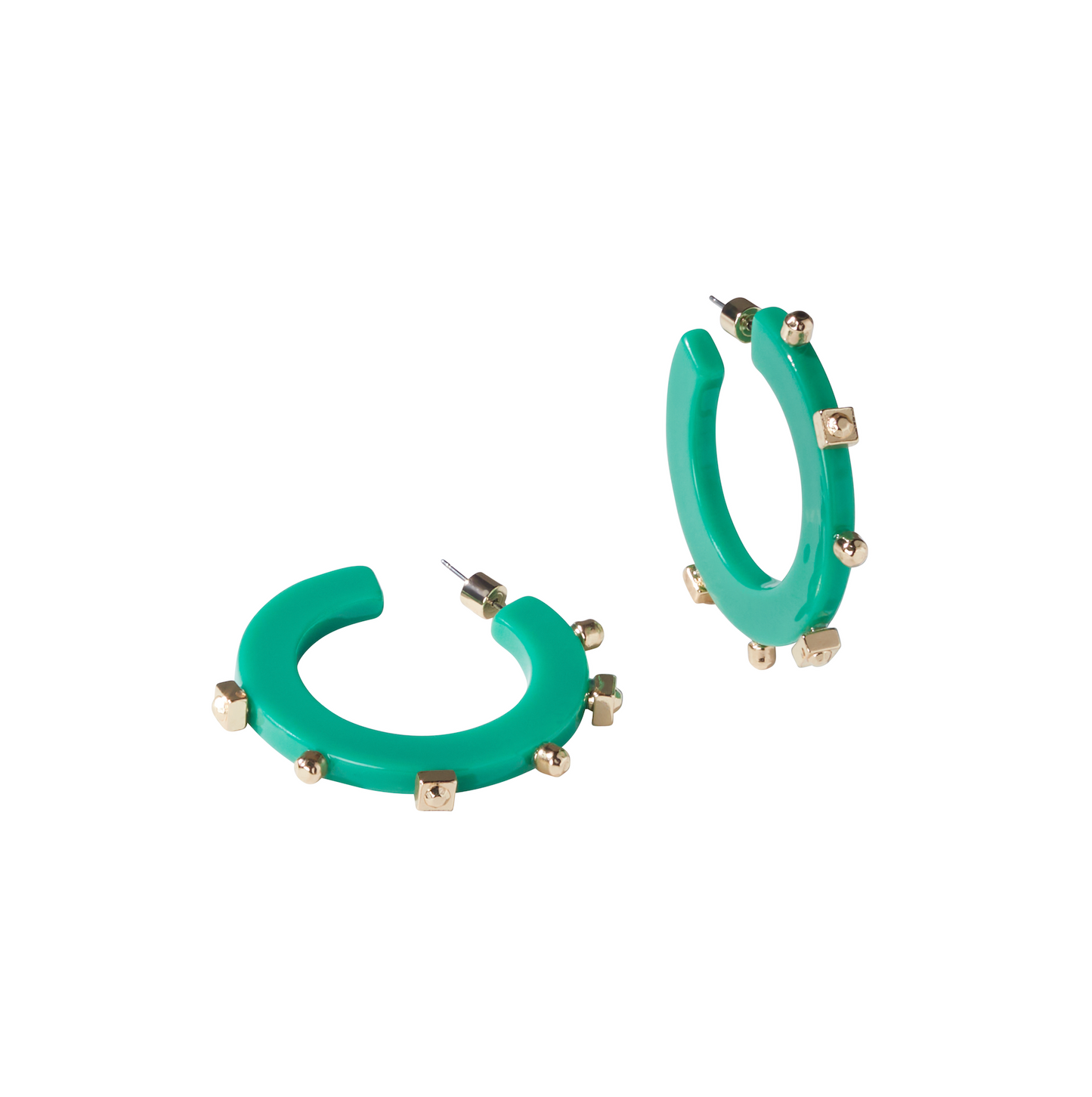 Solid Jewel Hoop - Sea Green- Smith and Co. Jewel Design