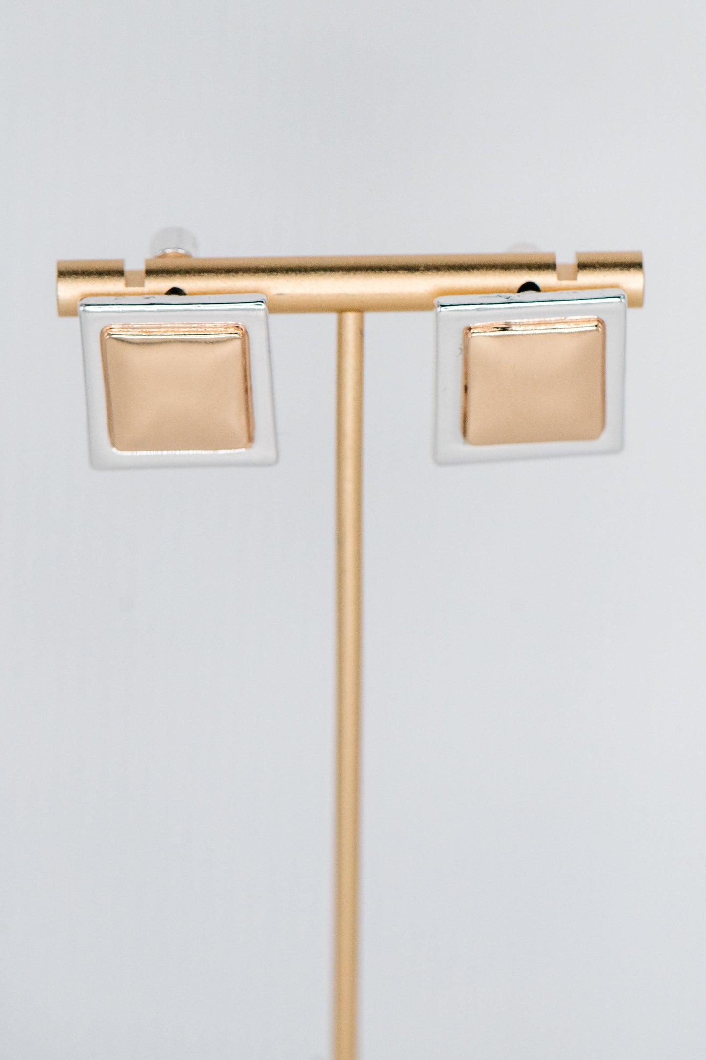 Geo Vintage Earring - Silver / Gold