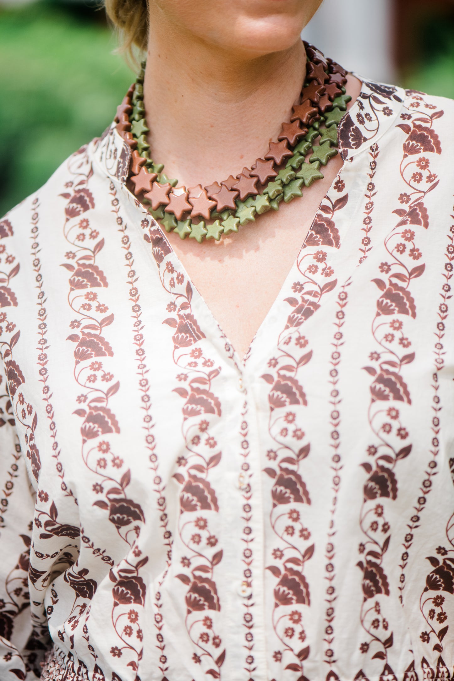Star Necklace - Small - Hunter Green