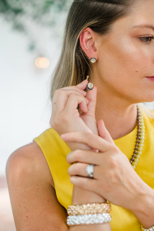 Maisson Wrap Earring - Brown