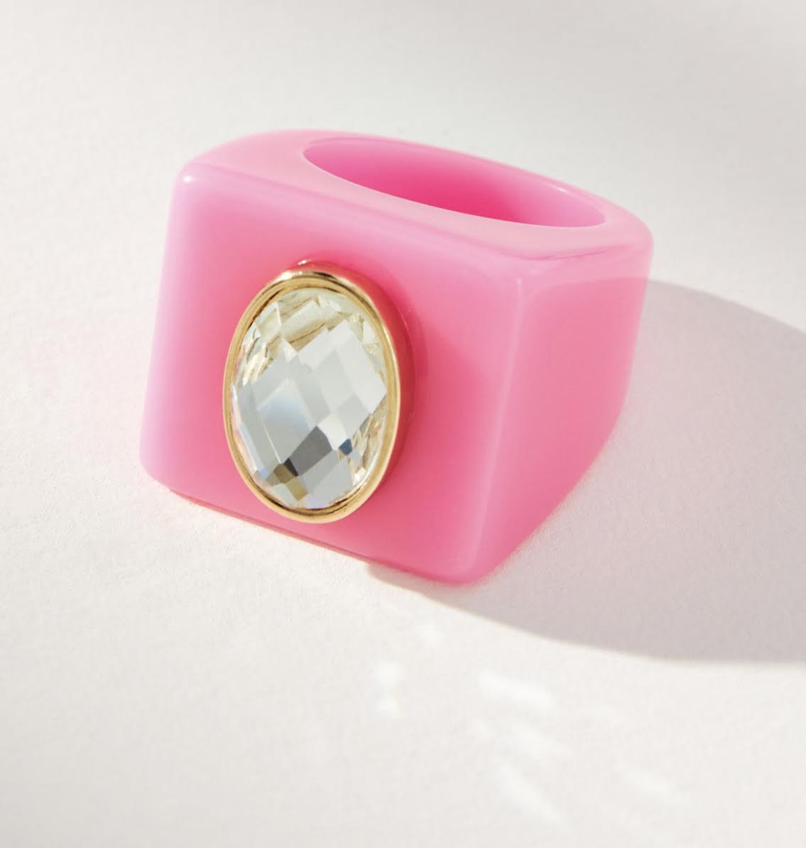Glitzy Gal Ring - Tan- Smith and Co. Jewel Design