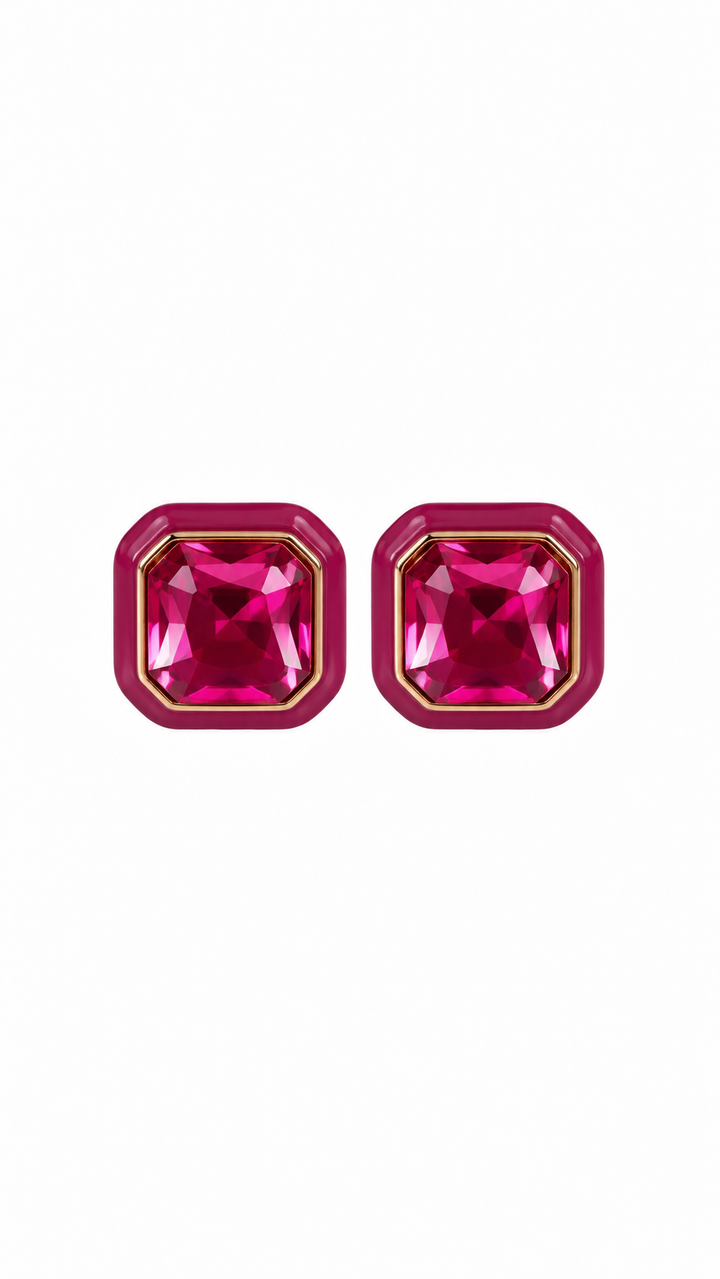 Lumiere Earring - Fuchsia
