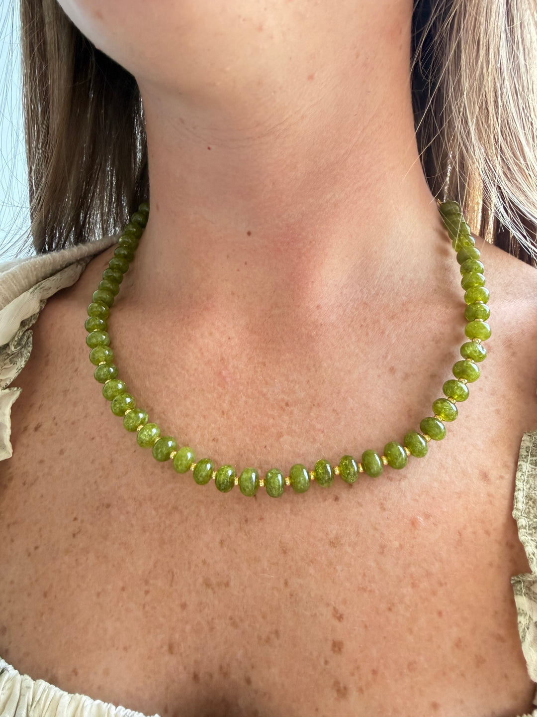 Sea Glass Necklace - Emerald
