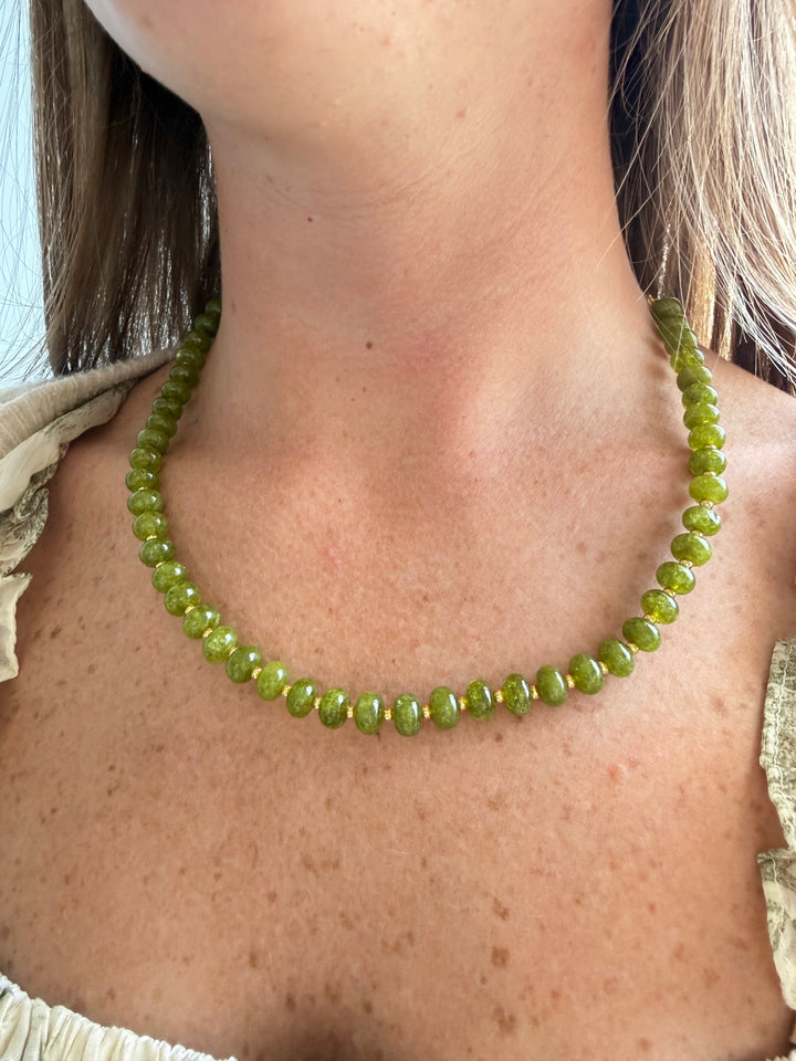 Sea Glass Necklace - Emerald