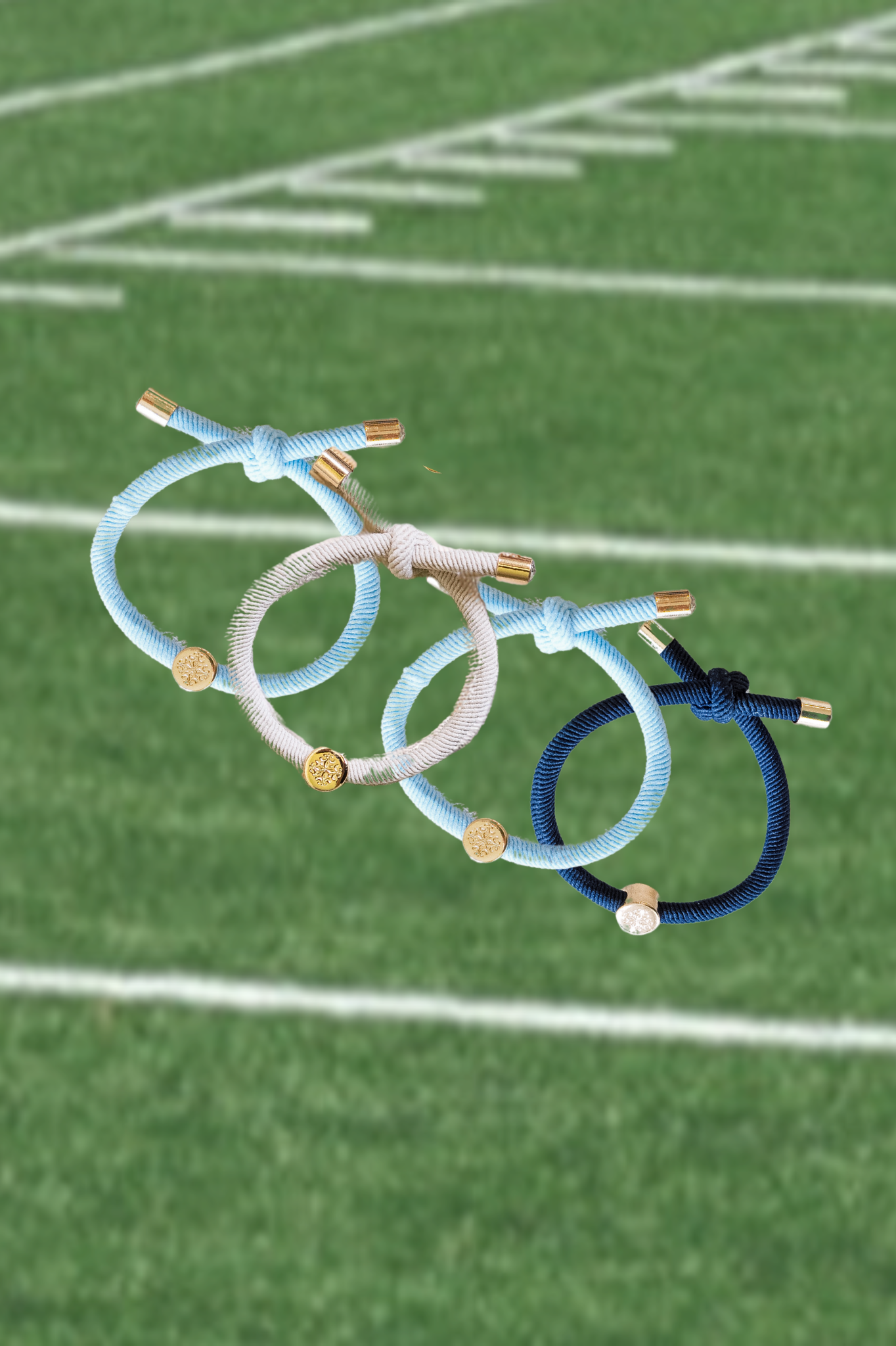 Original Smith & Co. Hair Tie Set - Carolina Blue