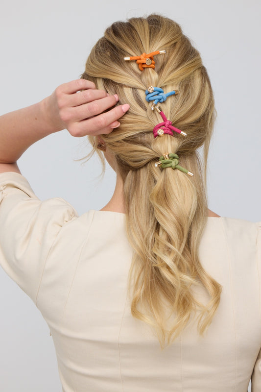 Skinny Hair Tie Set - Golden Hour