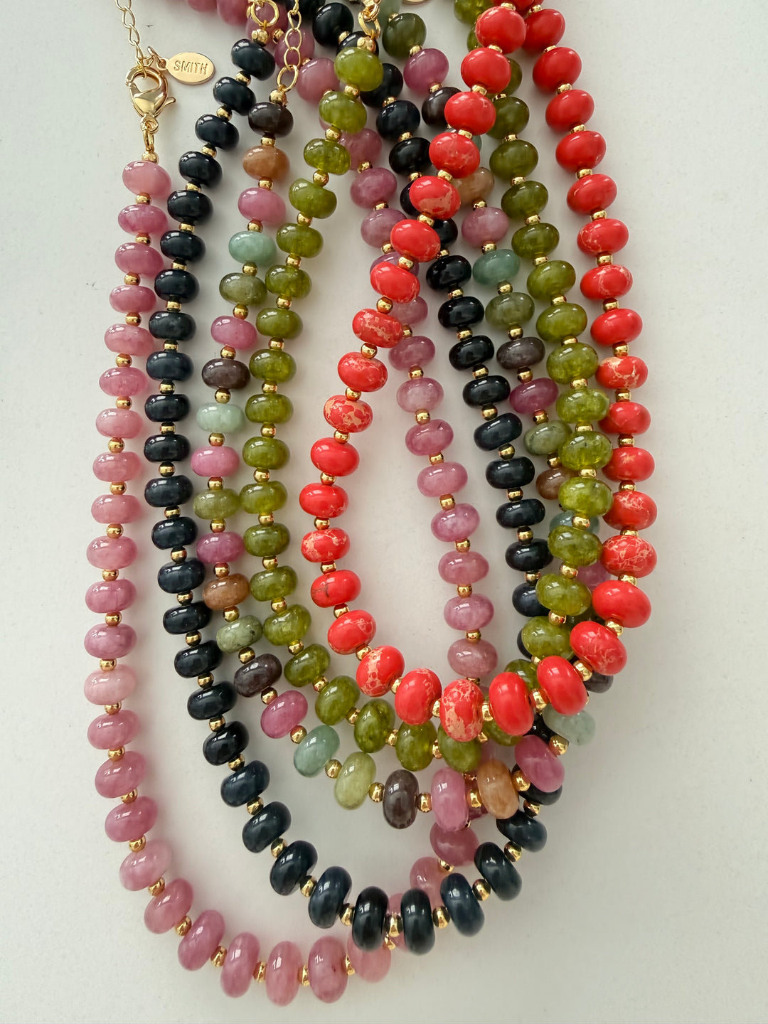 Sea Glass Necklace - Mulberry