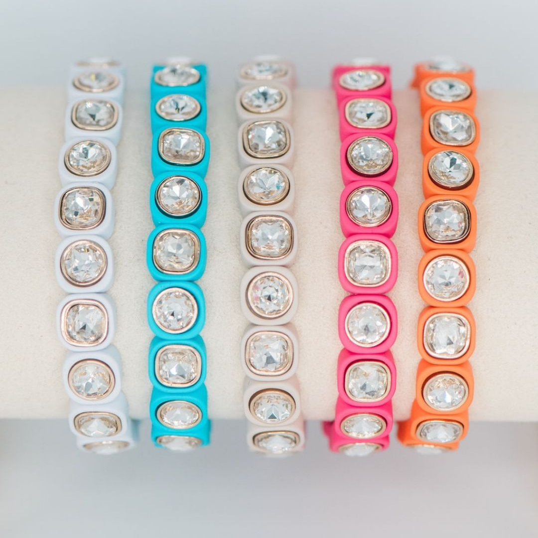 Jelly Pop Bracelet - White