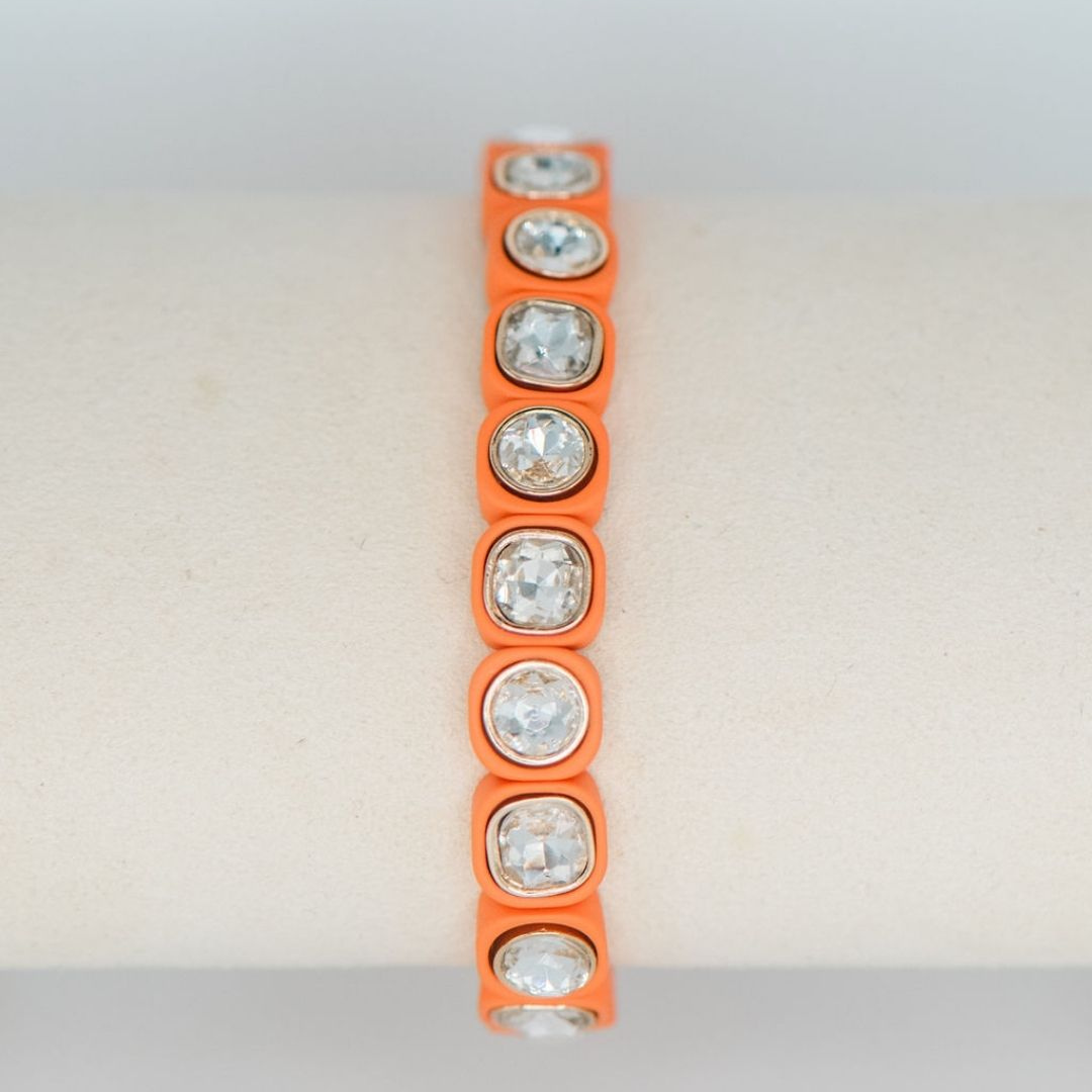 Jelly Pop Bracelet - Orange