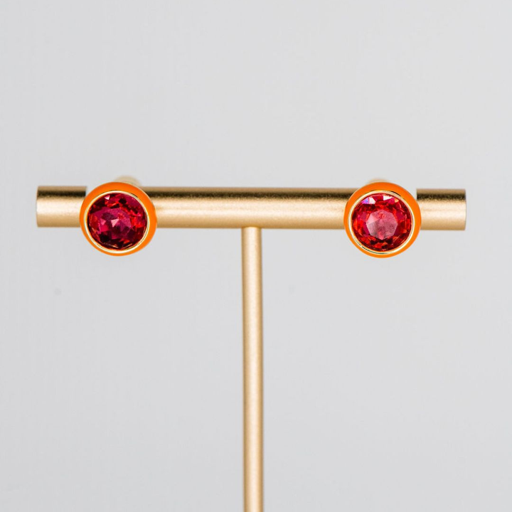 Maison Wrap Earring - Orange / Pink