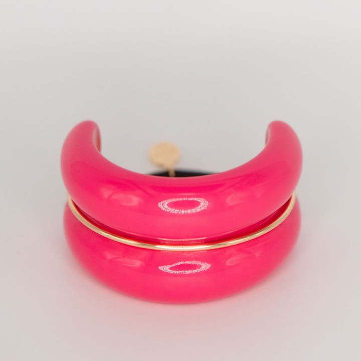 Macaron Hair Cuff - Pink