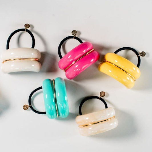 Macaron Hair Cuff - Yellow