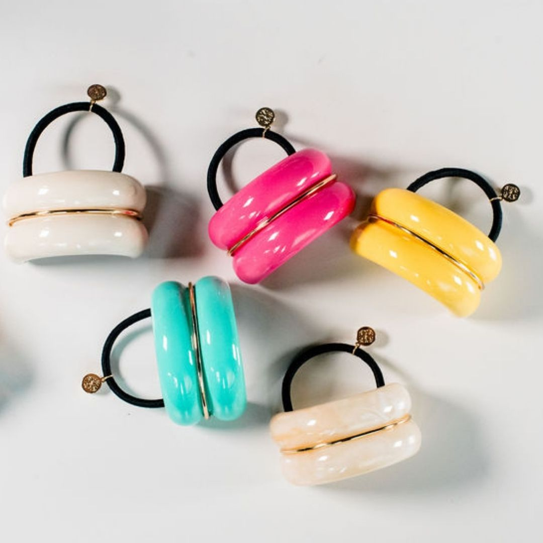Macaron Hair Cuff - Turquoise