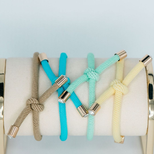 Original Hair Tie Set - Caribbean Blue