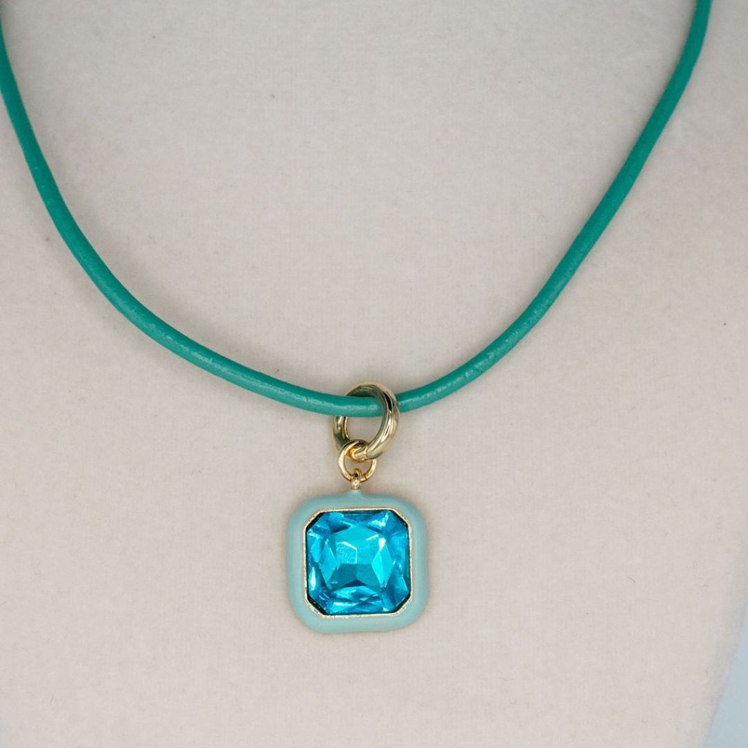 Aurora Necklace - Blue Pendant