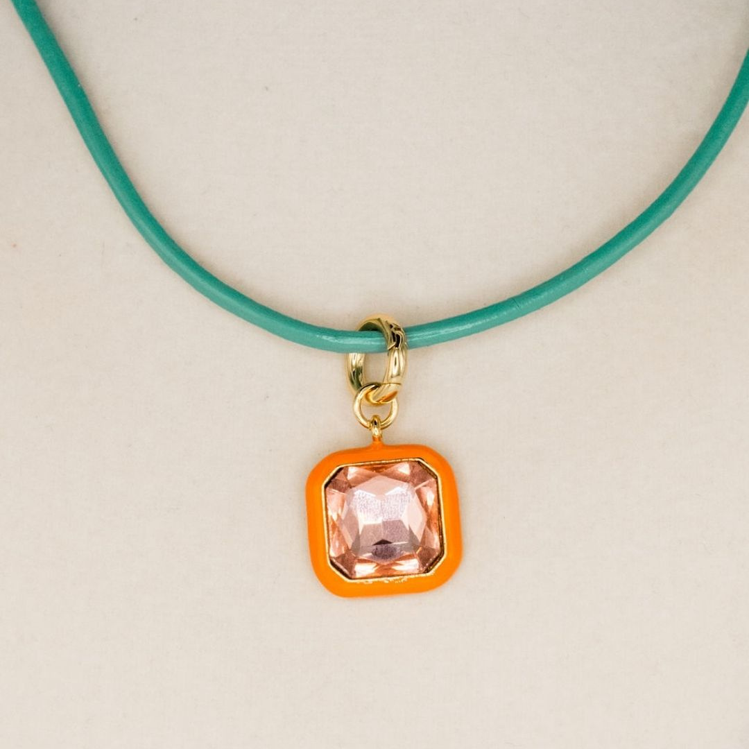 Aurora Necklace - Orange Pendant