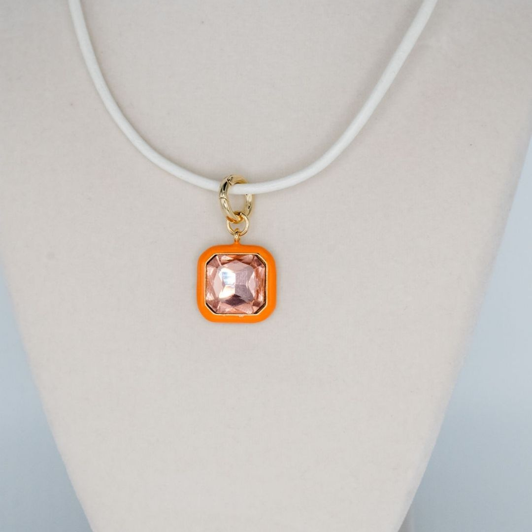Aurora Necklace - Orange Pendant
