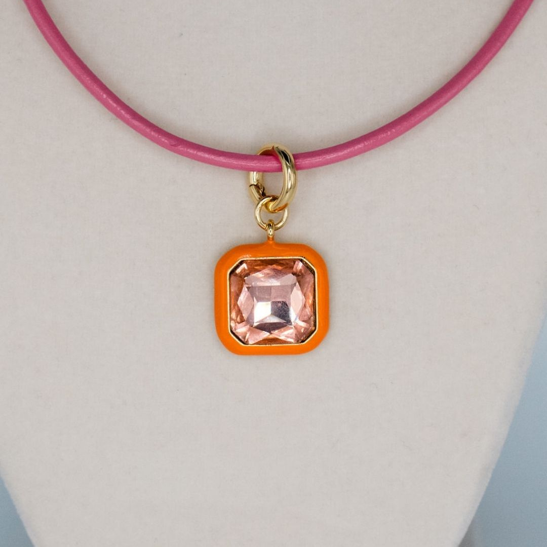 Aurora Necklace - Orange Pendant