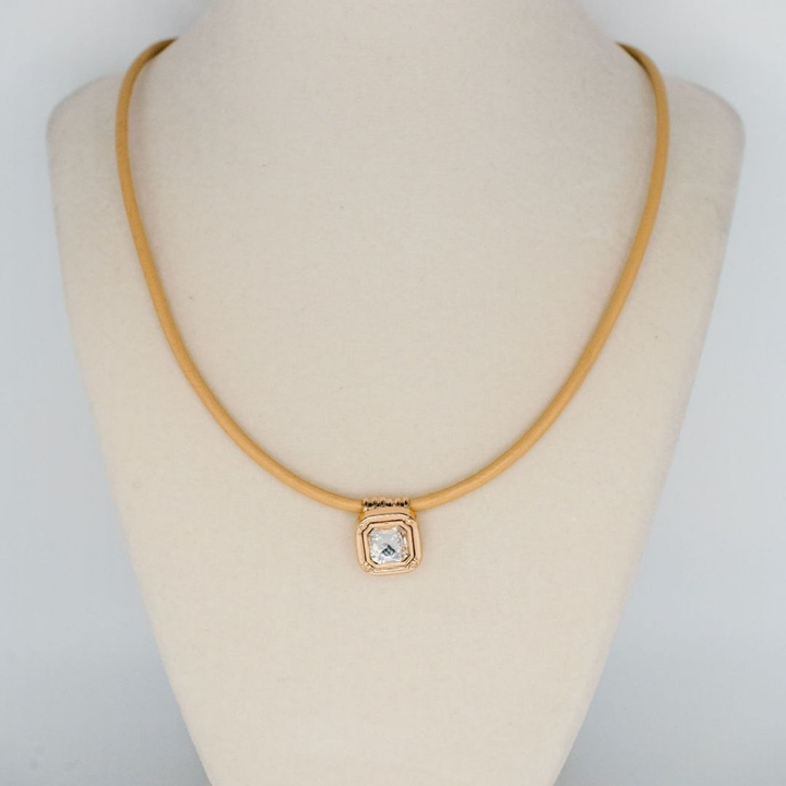 Gold Sparkle Necklace - Yellow