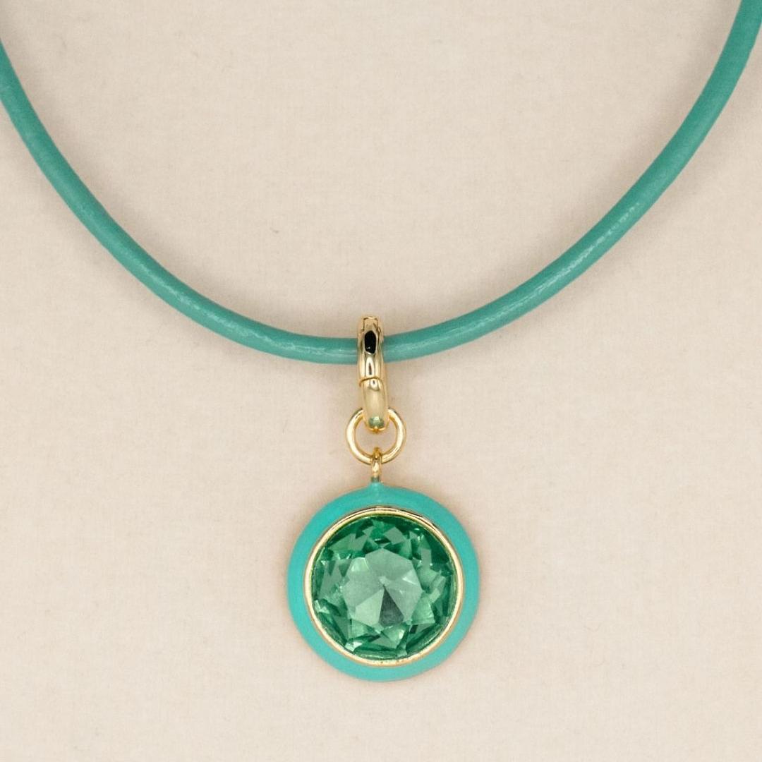 Luna Pendant Necklace - Turquoise Pendant