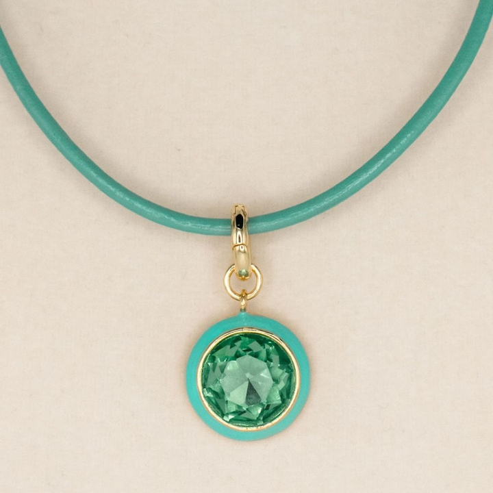Luna Pendant Necklace - Turquoise Pendant