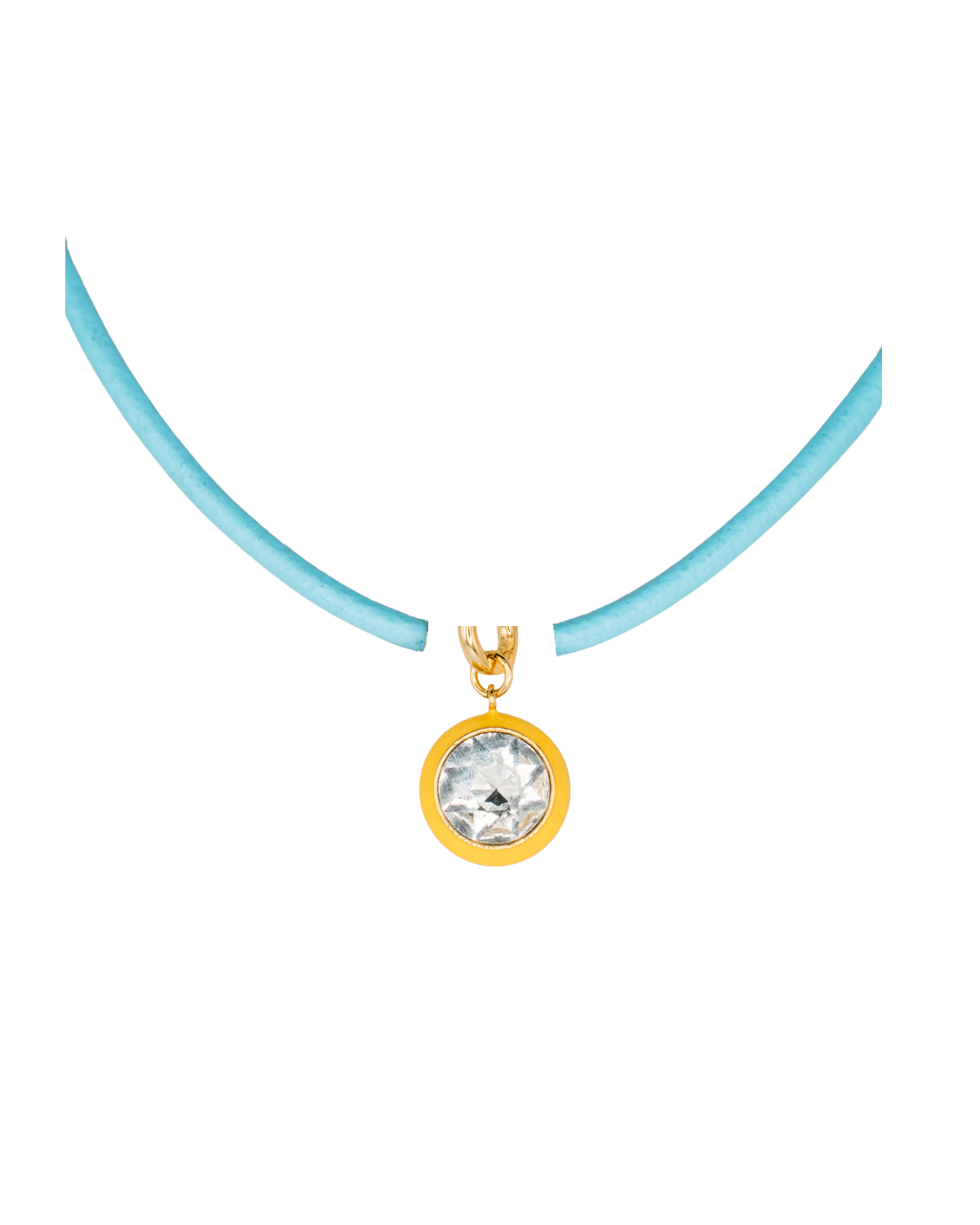 Luna Pendant Necklace - Yellow Pendant