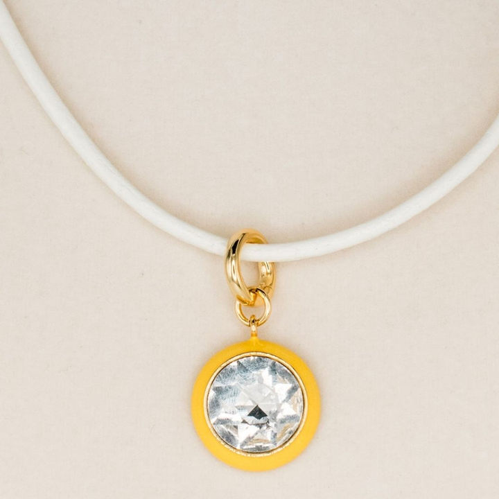 Luna Pendant Necklace - Yellow Pendant