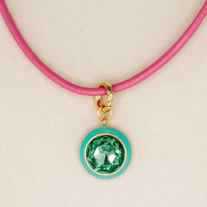 Luna Pendant Necklace - Turquoise Pendant
