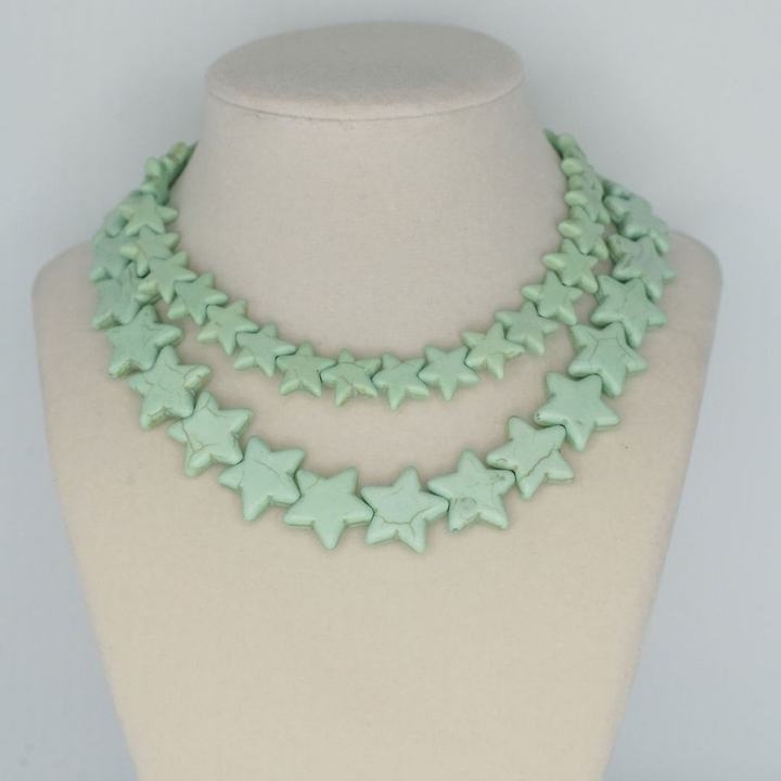 Star Necklace - Large - Green