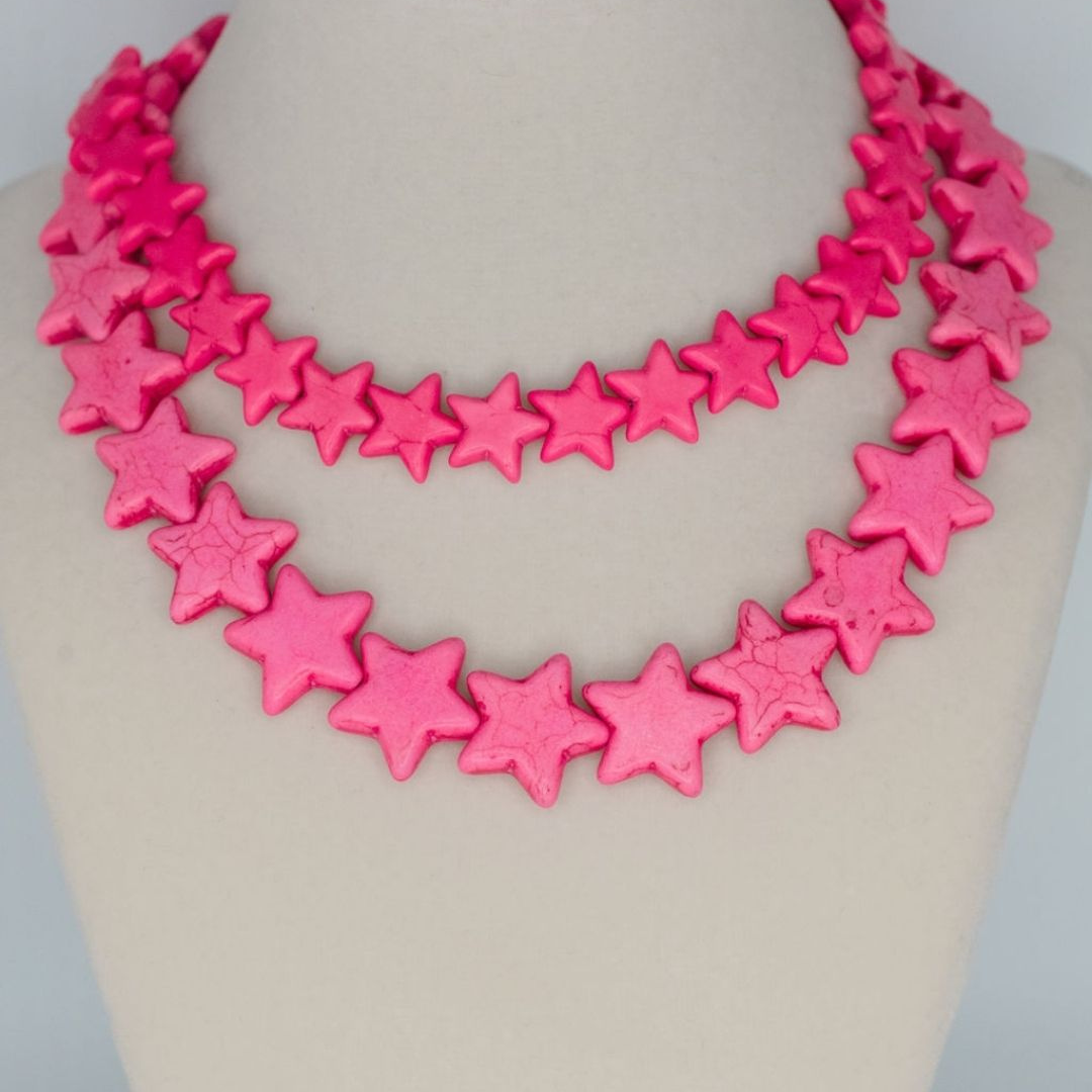 Star Necklace - Small - Bubblegum Pink