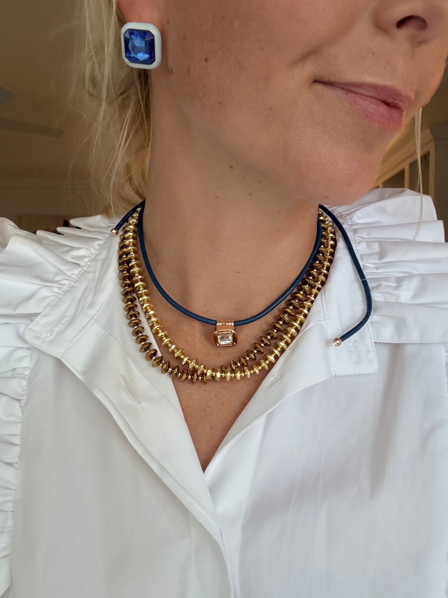 Acacia Necklace - Bright Gold