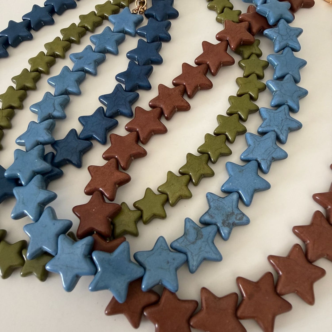 Star Necklace - Small - Dusty Blue